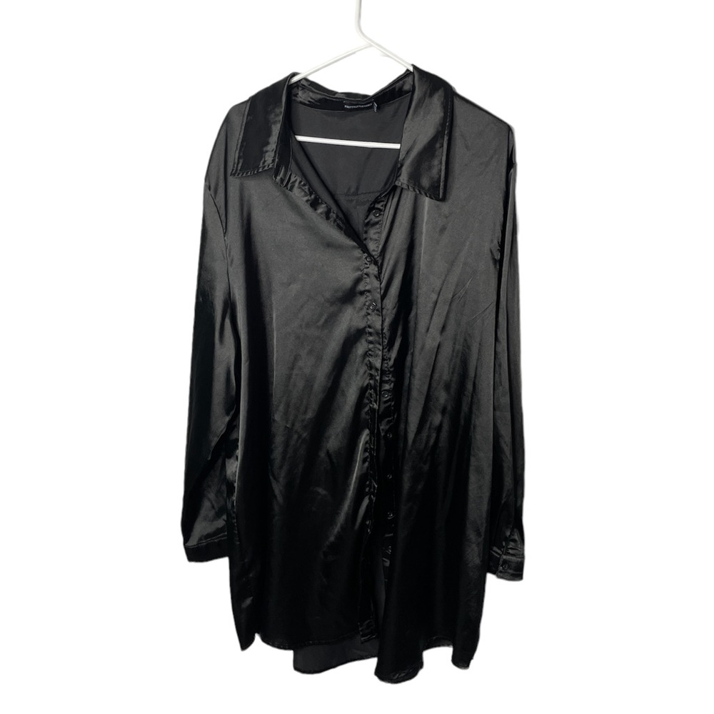 Pretty little thing satin shirt dress - Picture 6 of 7